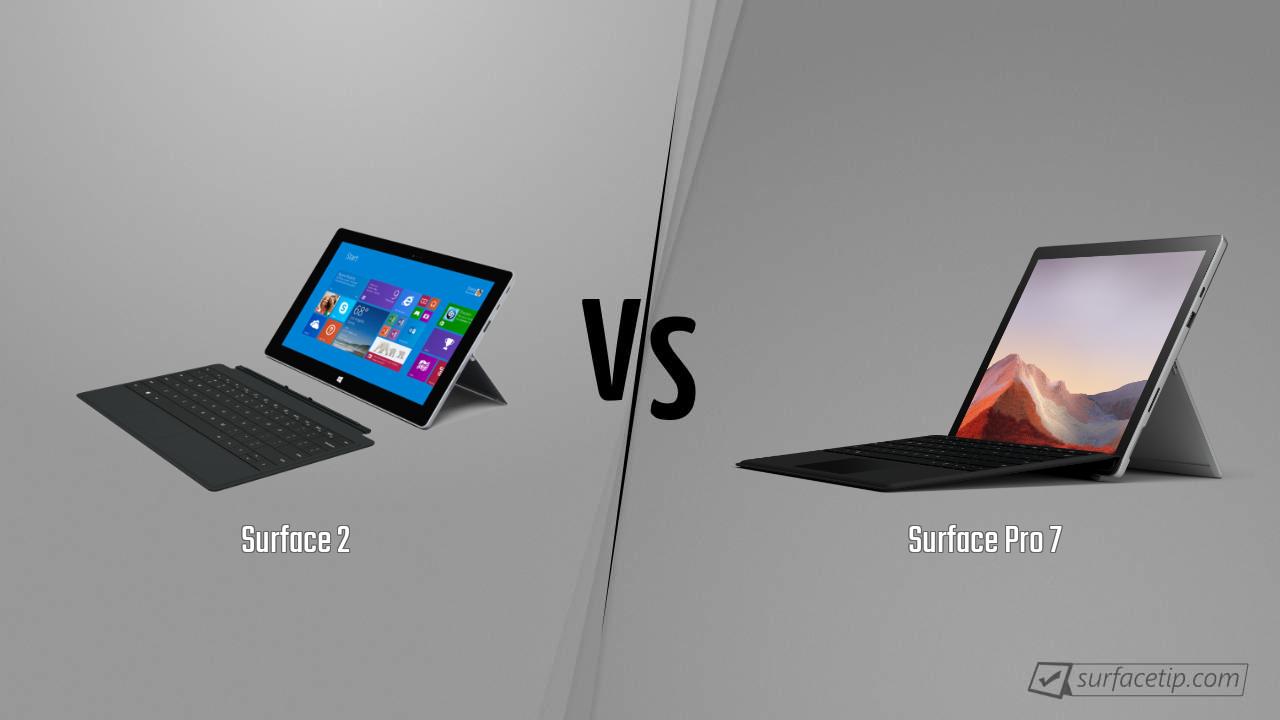 Surface 2 vs. Surface Pro 7