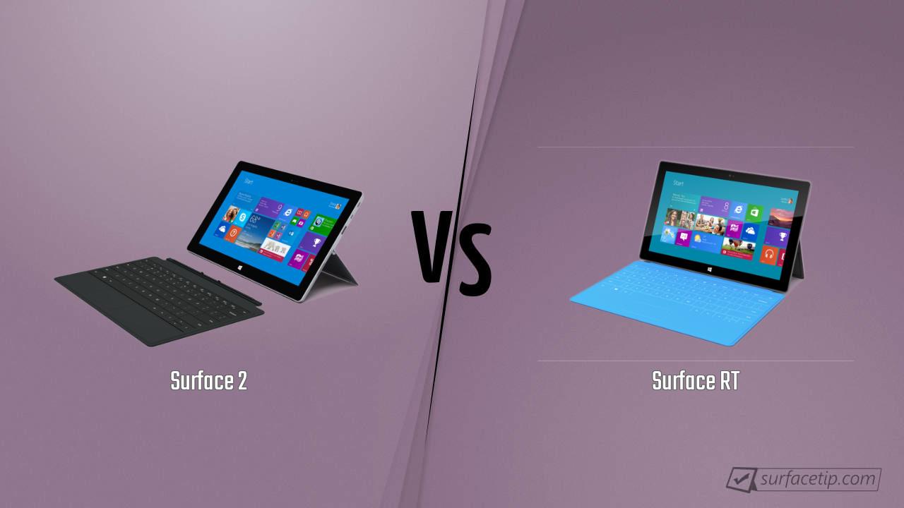 Surface 2 vs. Surface RT