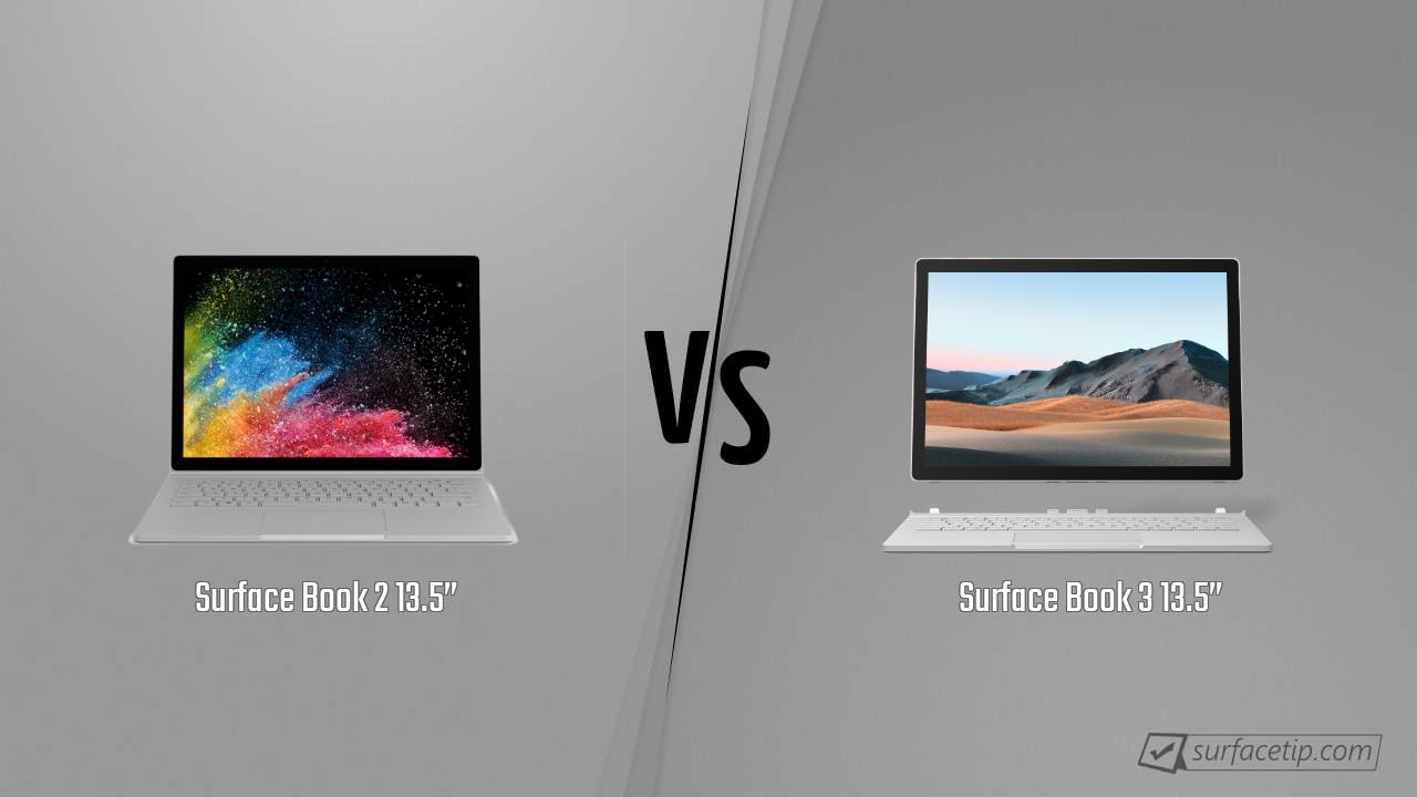 Surface Book 2 13.5” vs. Surface Book 3 13.5”