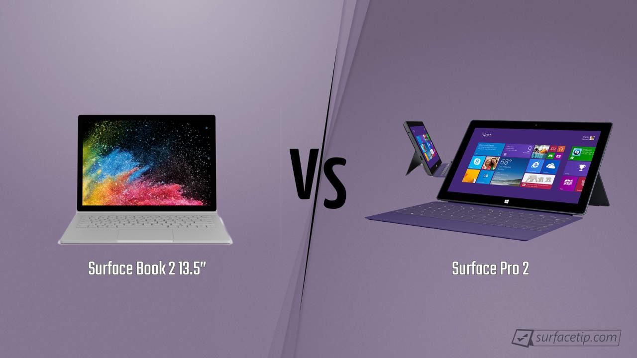 Surface Book 2 13.5” vs. Surface Pro 2
