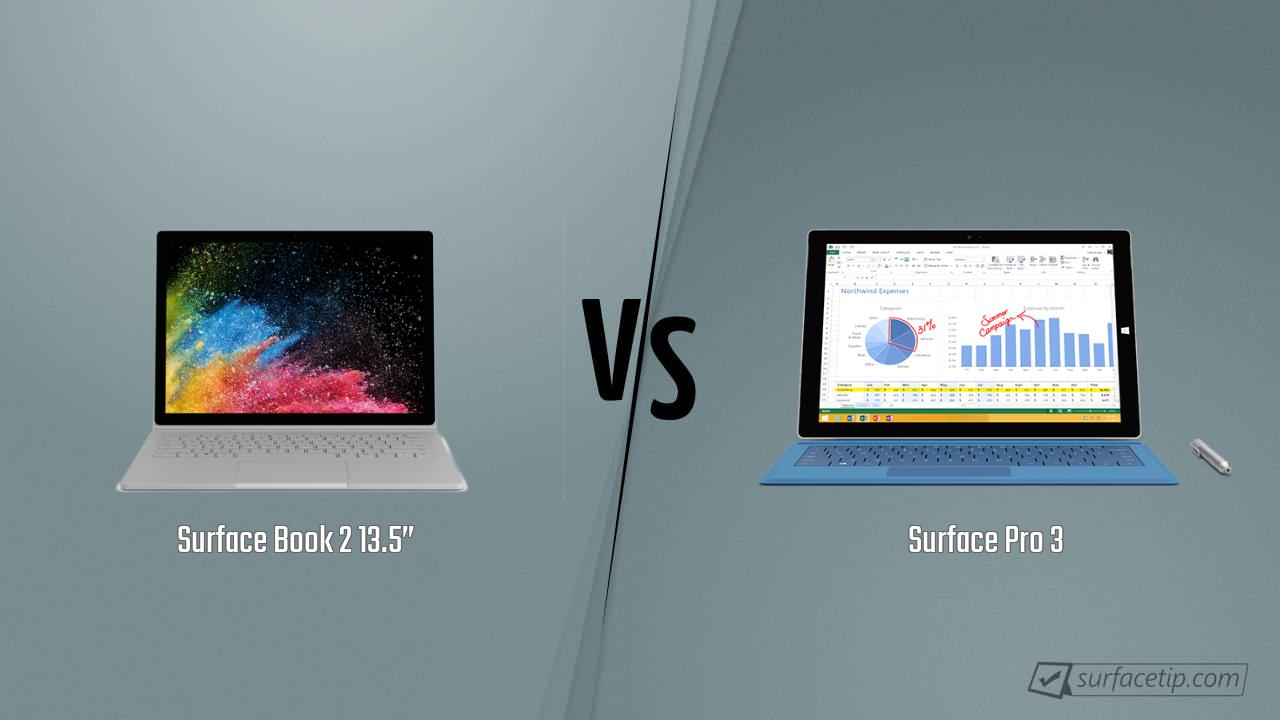 Surface Book 2 13.5” vs. Surface Pro 3