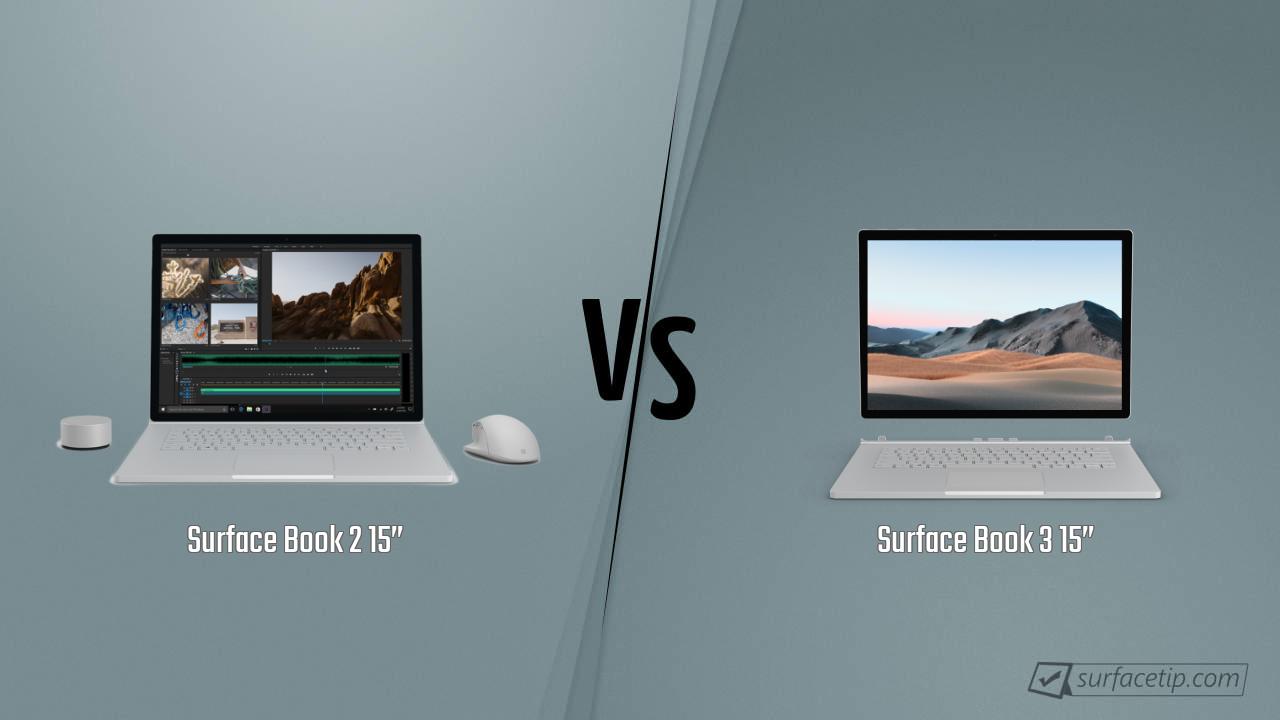 Surface Book 2 15” vs. Surface Book 3 15”