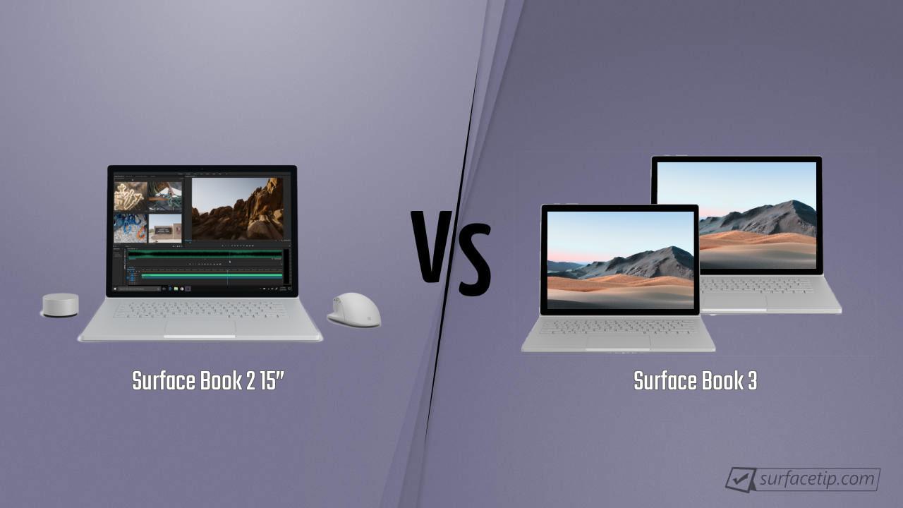 Surface Book 2 15” vs. Surface Book 3