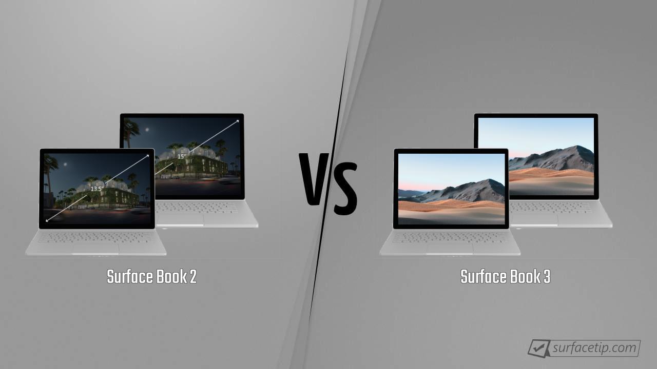 Surface Book 2 vs. Surface Book 3