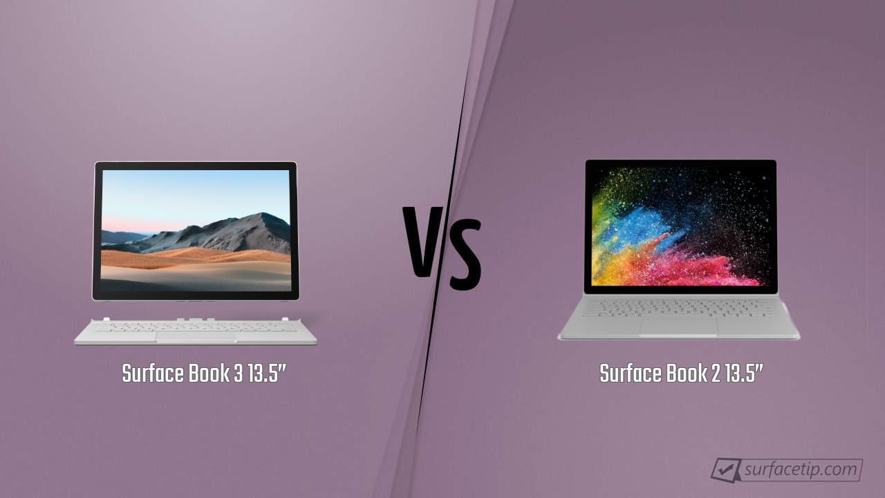 Surface Book 3 13.5” vs. Surface Book 2 13.5”