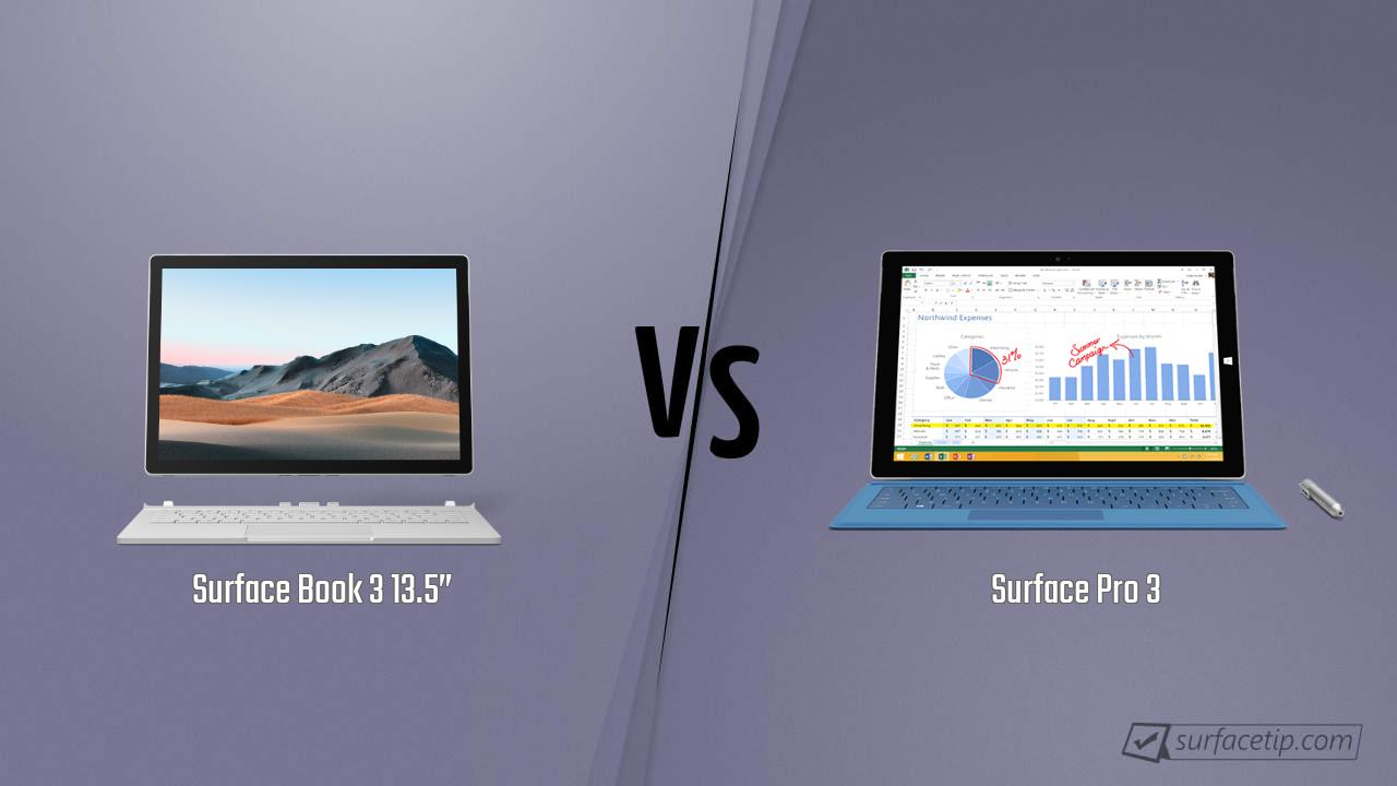 Surface Book 3 13.5” vs. Surface Pro 3