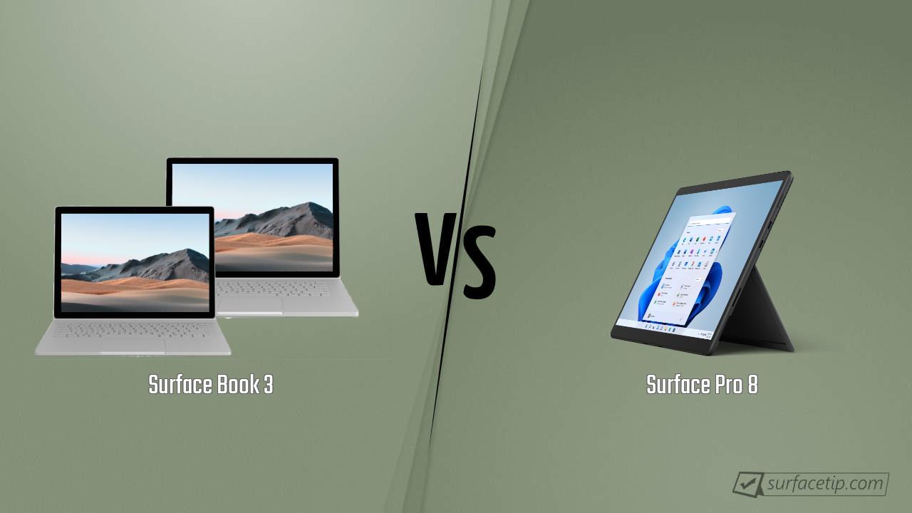 microsoft surface book 3 vs surface pro 8
