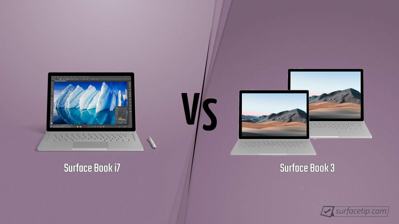 Surface Book i7 vs. Surface Book 3