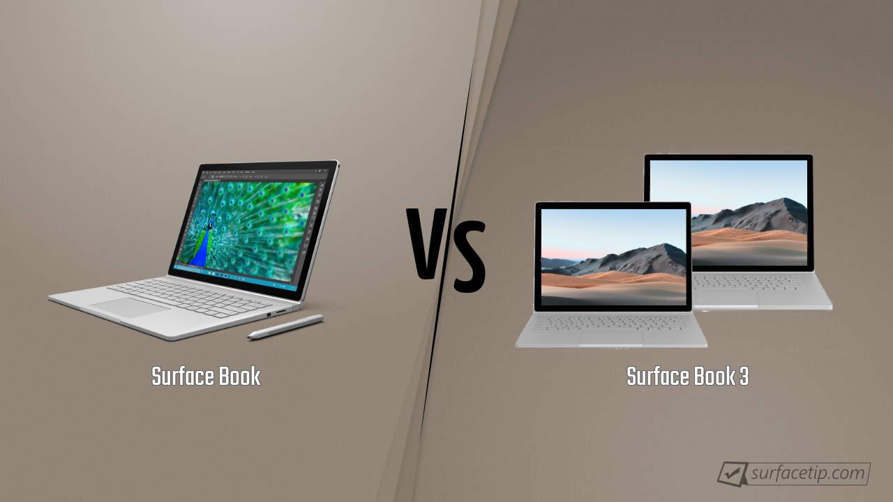 Surface Book vs. Surface Book 3