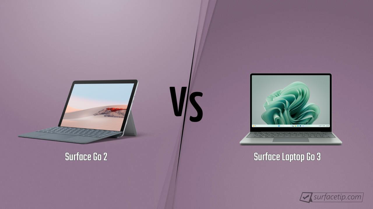 Surface Go 2 vs. Surface Laptop Go 3