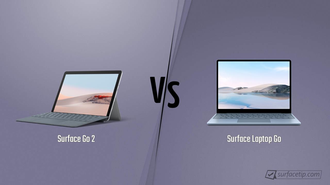 Surface Go 2 vs. Surface Laptop Go