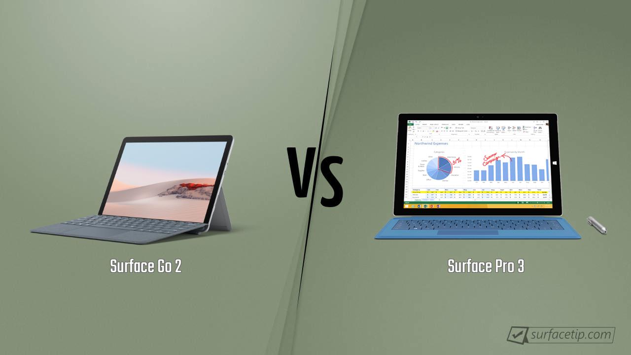 Surface Go 2 vs. Surface Pro 3