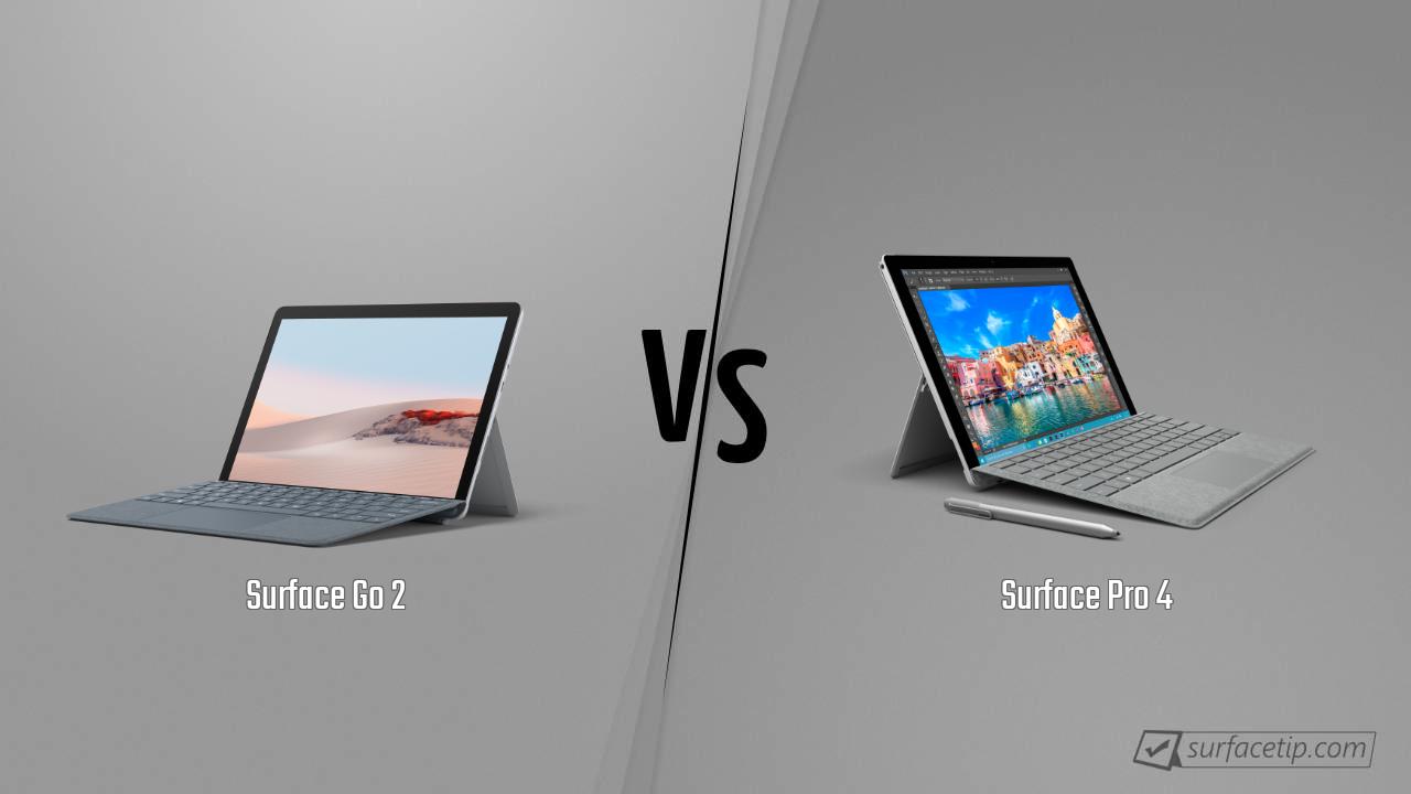 Surface Go 2 vs. Surface Pro 4