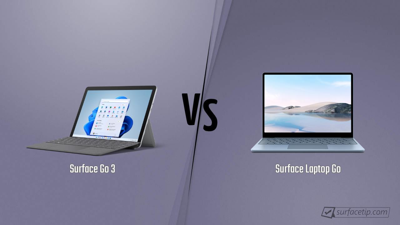 Surface Go 3 vs. Surface Laptop Go