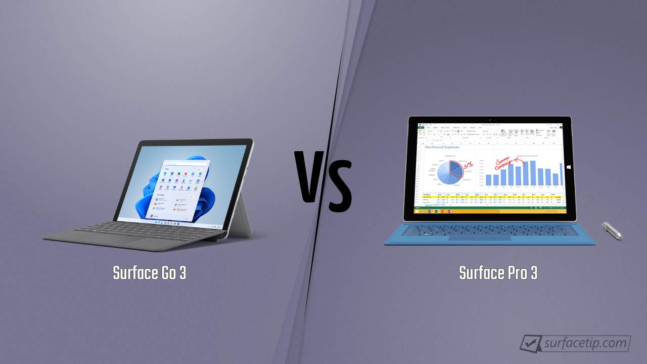 Surface Go 3 vs. Surface Pro 3