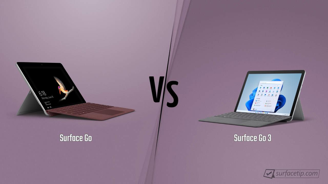 Surface Go vs. Surface Go 3