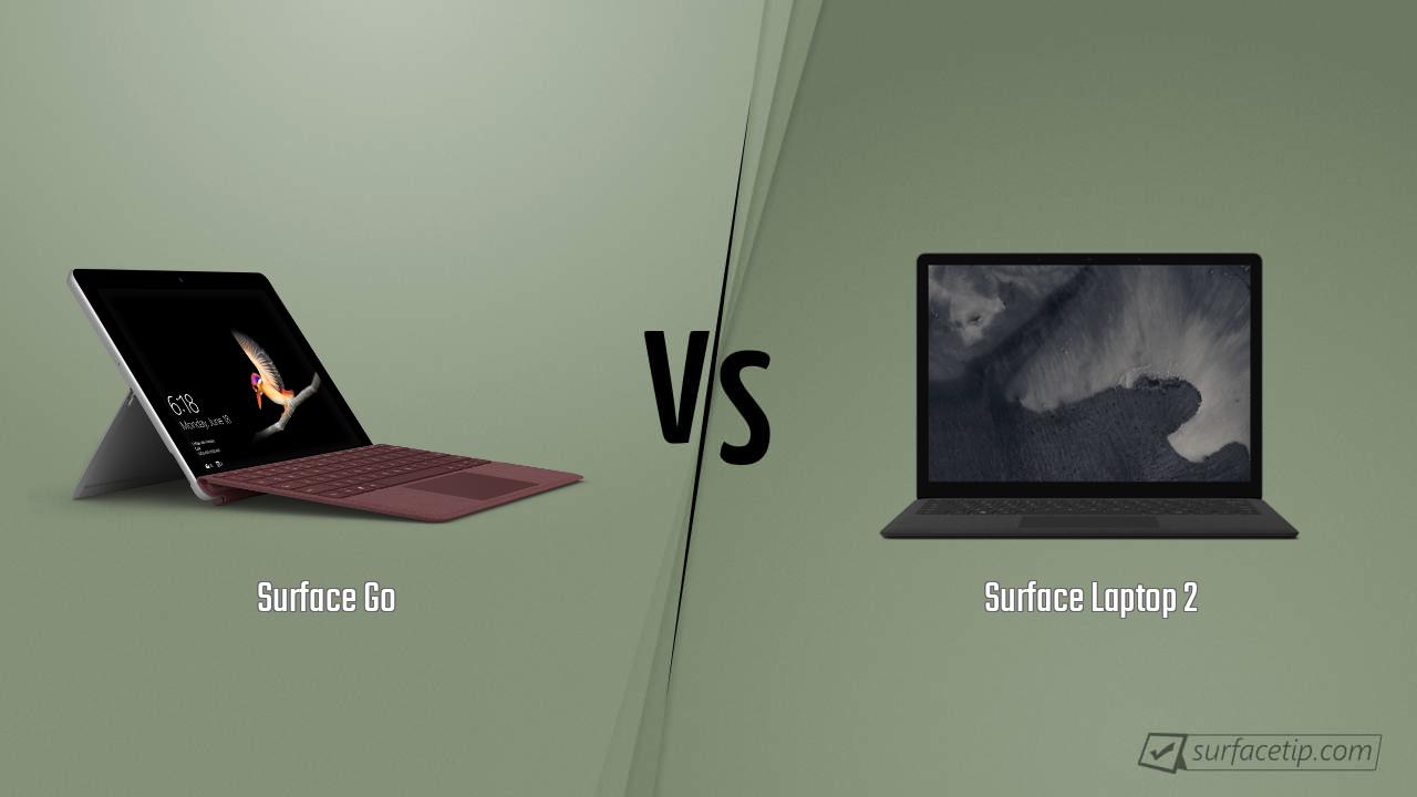 Surface Go vs. Surface Laptop 2