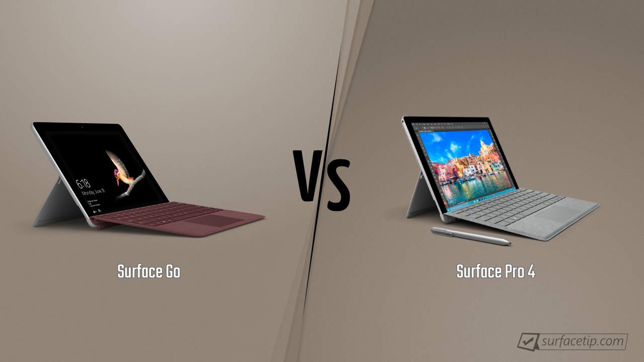 Surface Go vs. Surface Pro 4