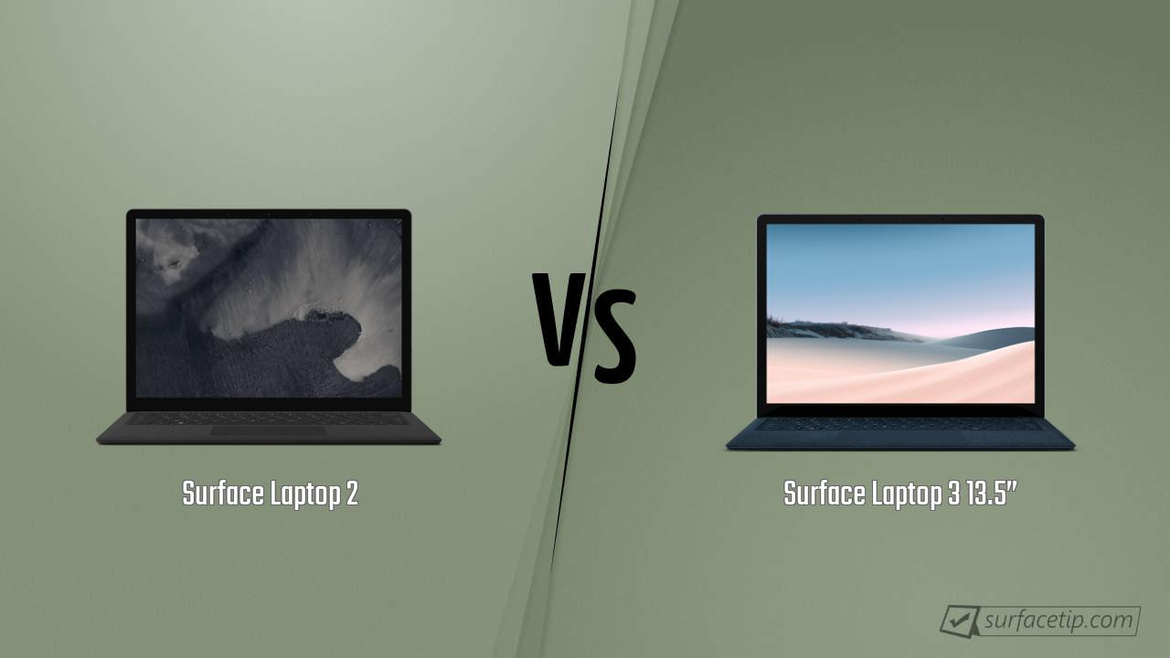 Surface Laptop 2 vs. Surface Laptop 3 13.5”