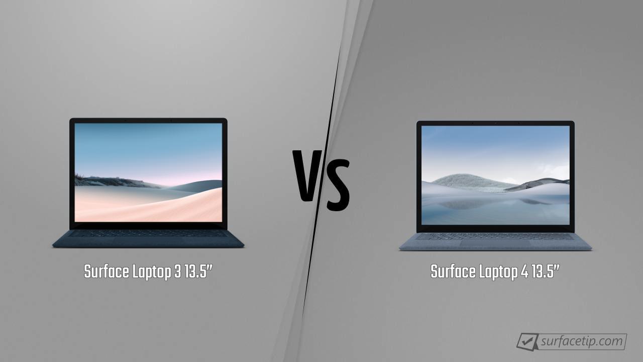Surface Laptop 3 13.5” vs. Surface Laptop 4 13.5”