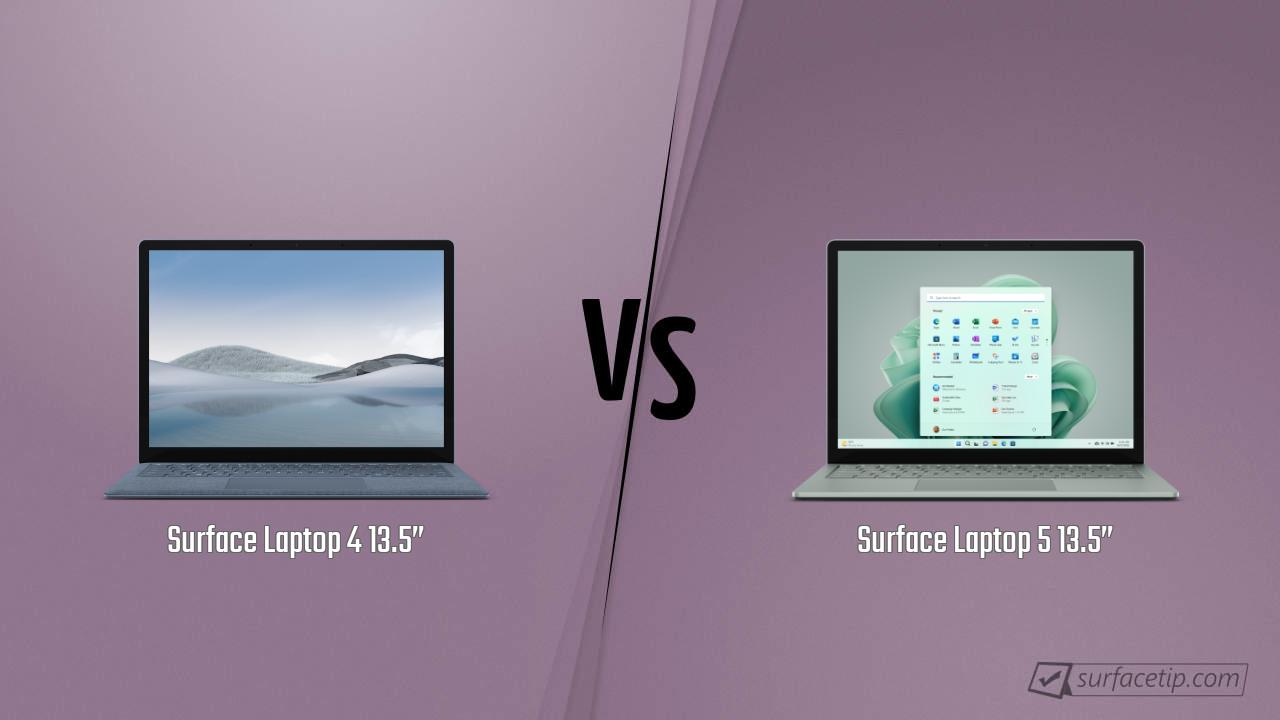Surface Laptop 4 13.5” vs. Surface Laptop 5 13.5”