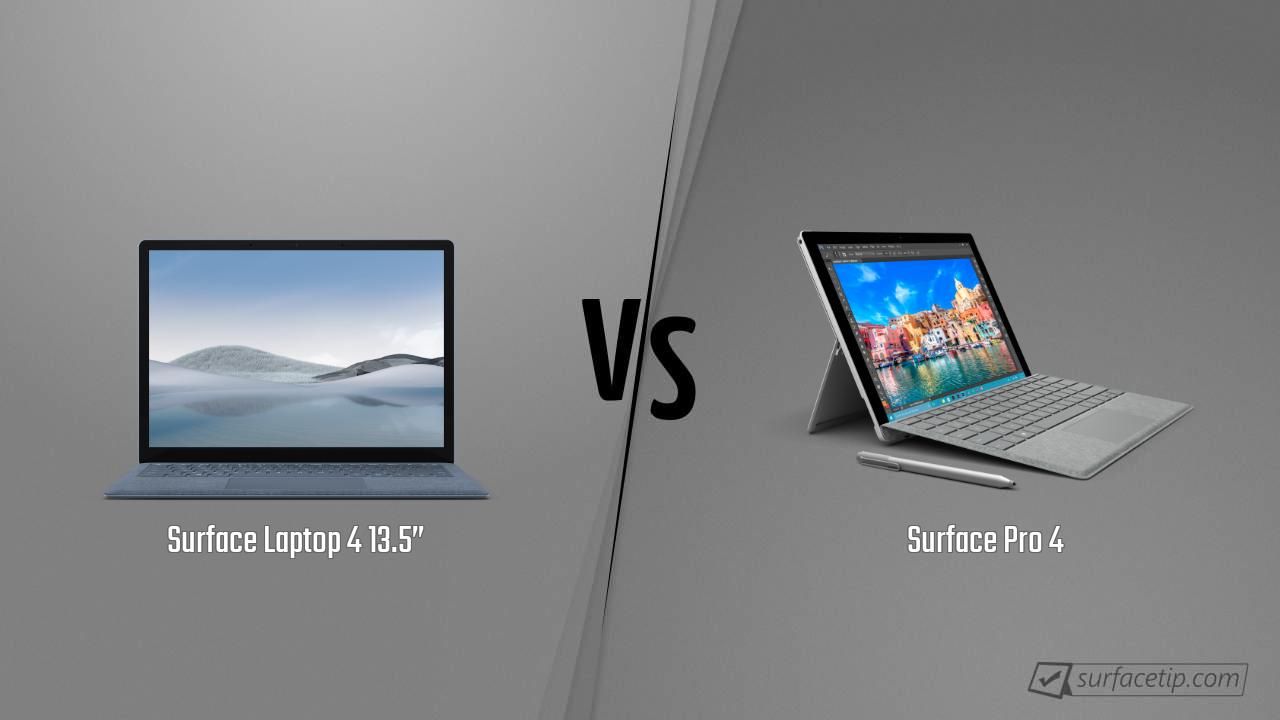 Surface Laptop 4 13.5” vs. Surface Pro 4