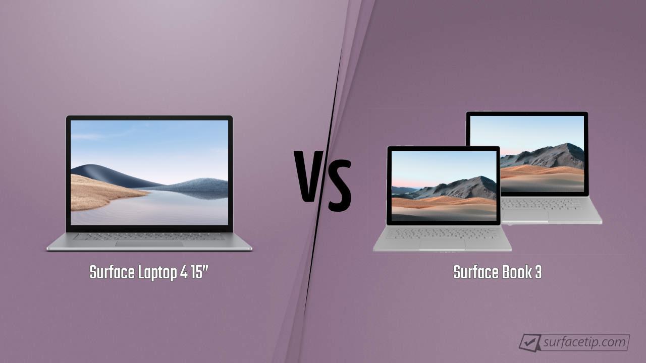 Surface Laptop 4 15” vs. Surface Book 3