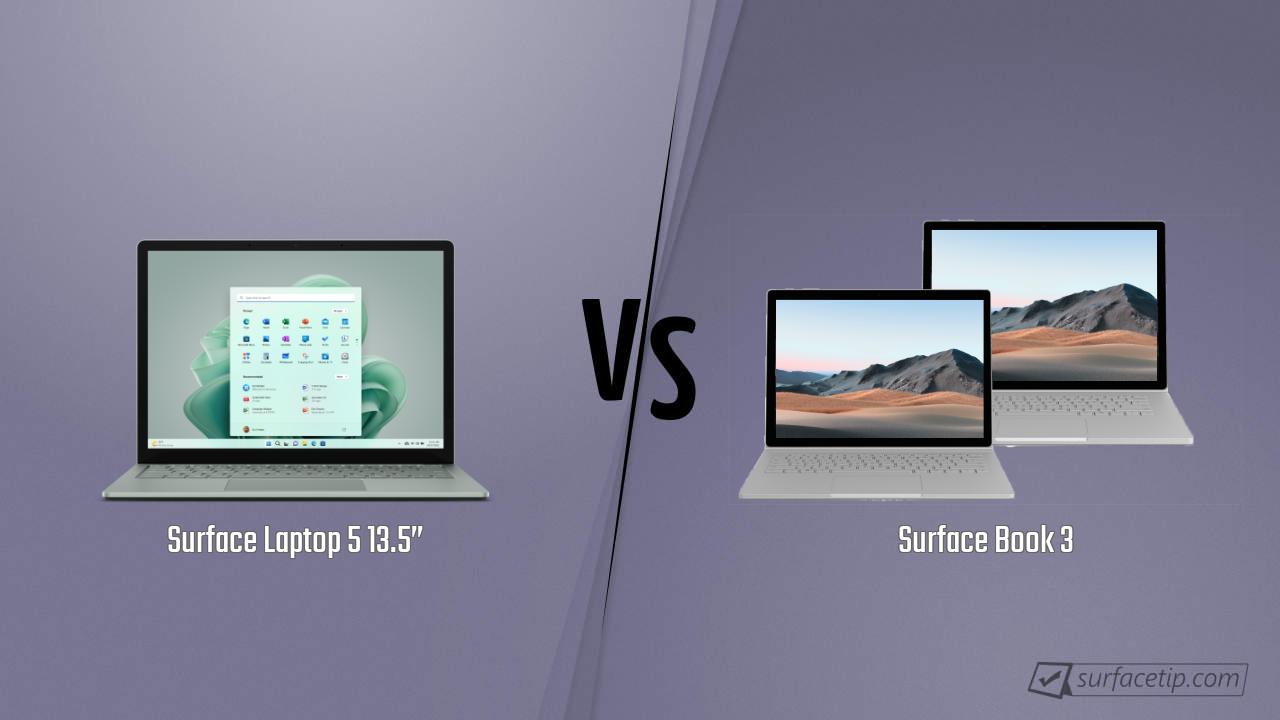 Surface Laptop 5 13.5” vs. Surface Book 3