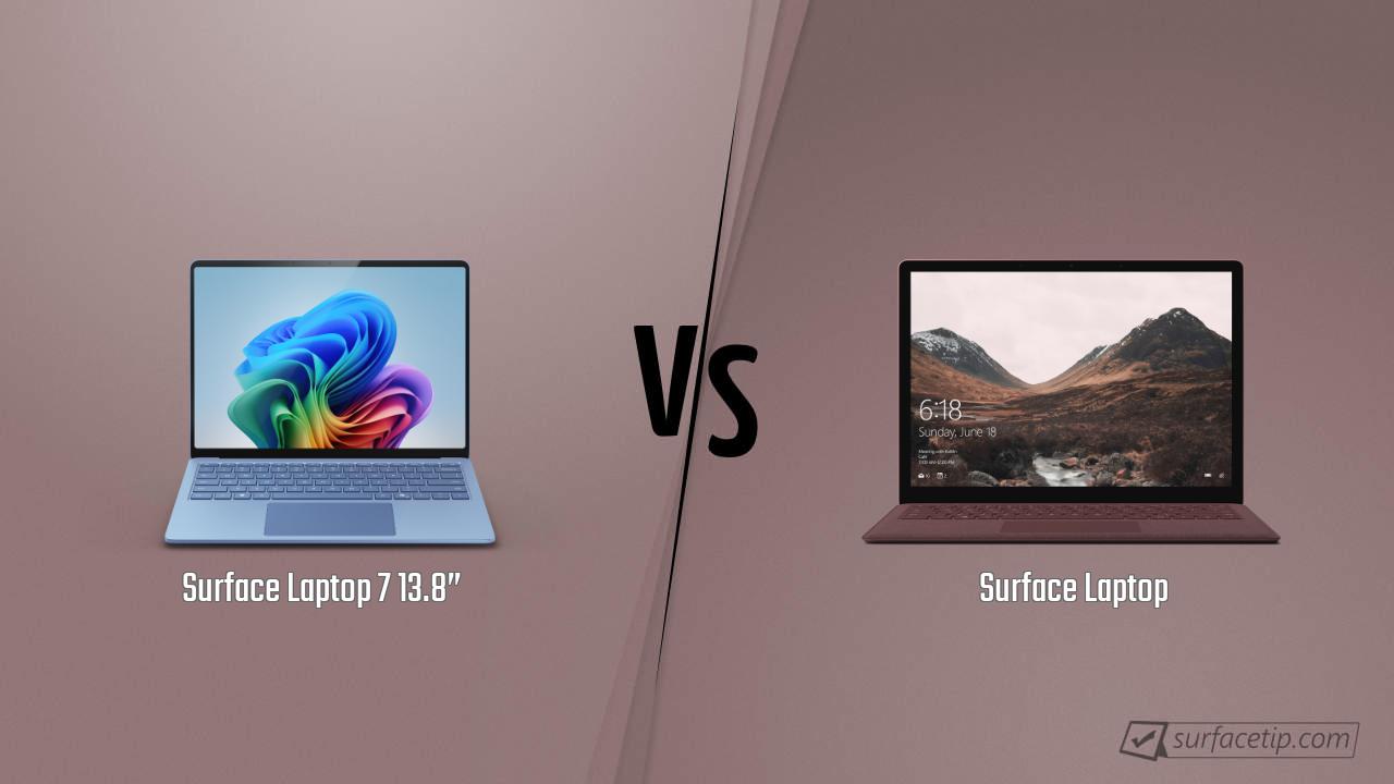 Surface Laptop 7 13.8” vs. Surface Laptop