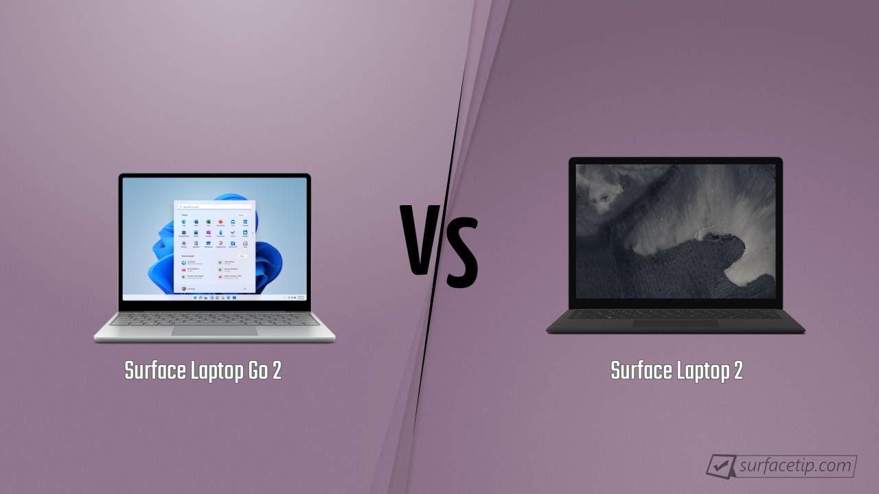 Surface Laptop Go 2 vs. Surface Laptop 2