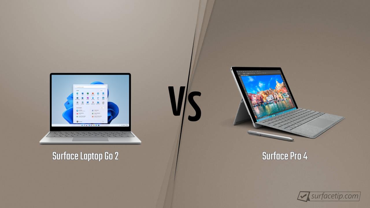 Surface Laptop Go 2 vs. Surface Pro 4