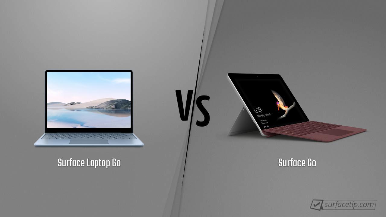 Surface Laptop Go vs. Surface Go
