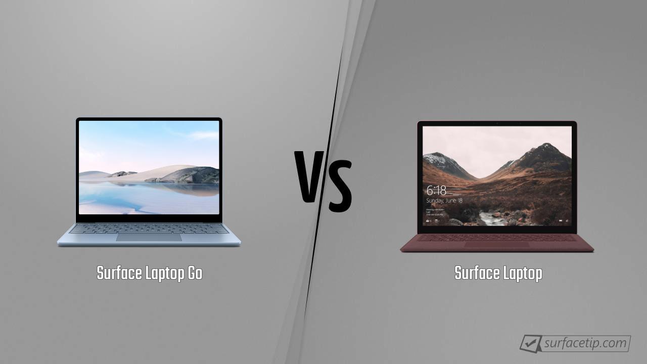 Surface Laptop Go vs. Surface Laptop