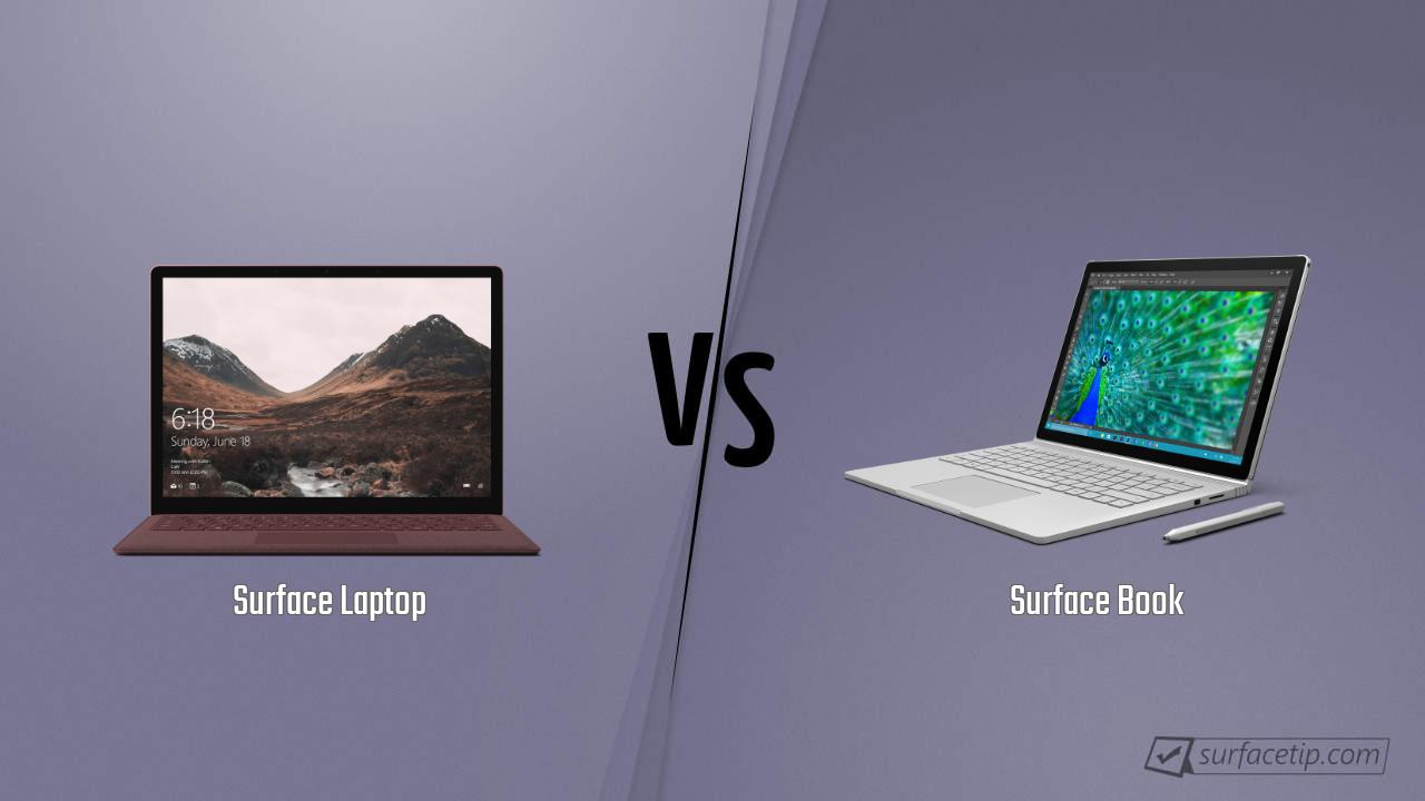 Surface Laptop vs. Surface Book