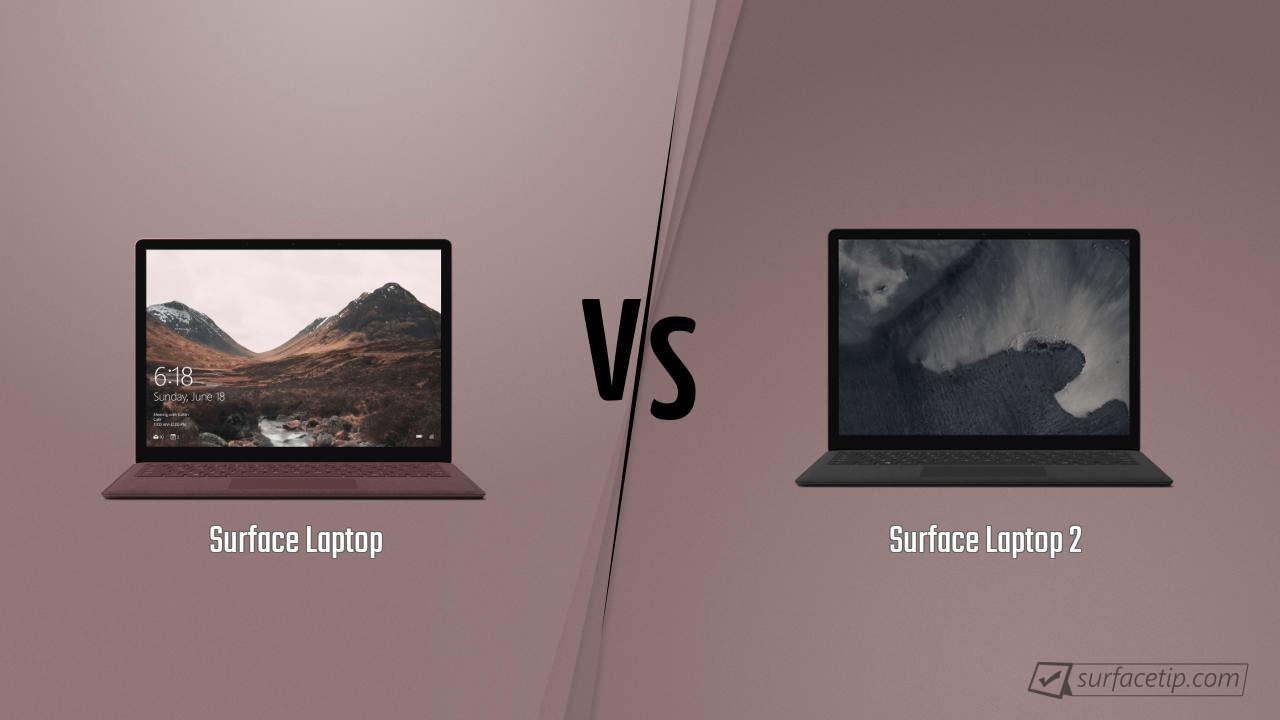 Surface Laptop vs. Surface Laptop 2
