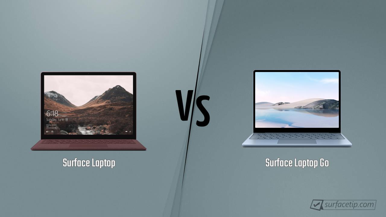 Surface Laptop vs. Surface Laptop Go