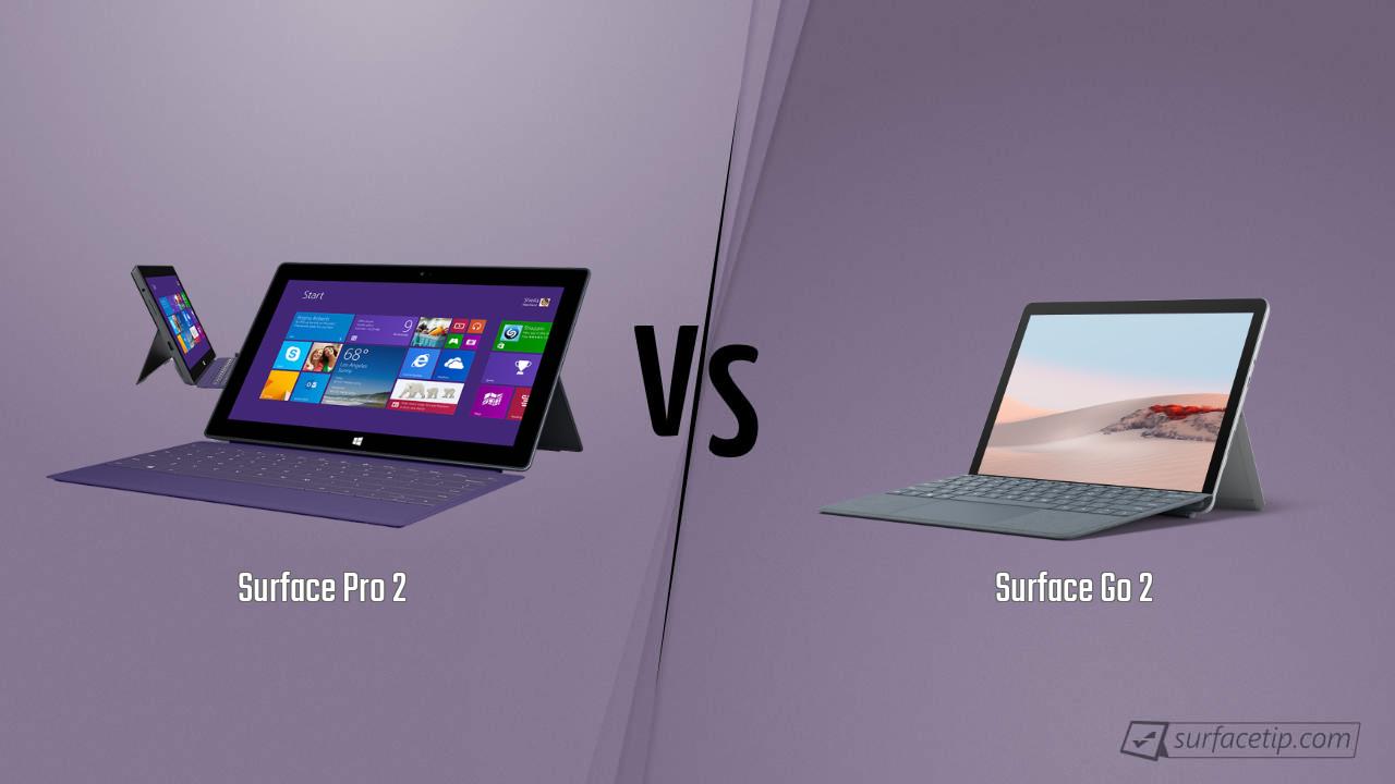 Surface Pro 2 vs. Surface Go 2
