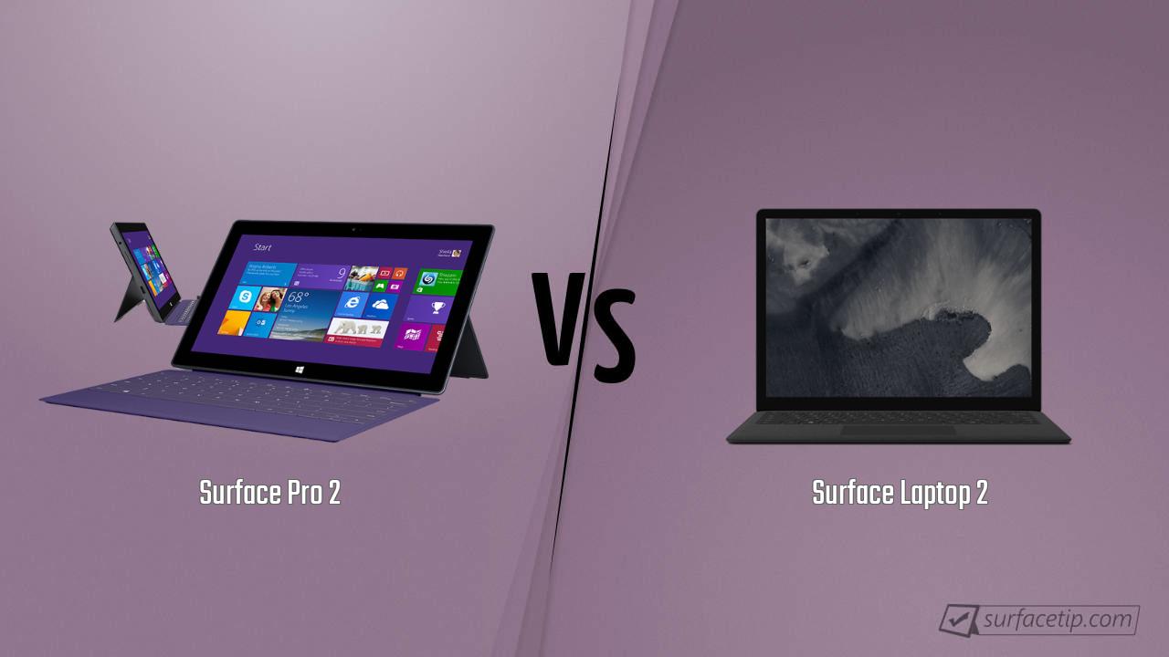 Surface Pro 2 vs. Surface Laptop 2