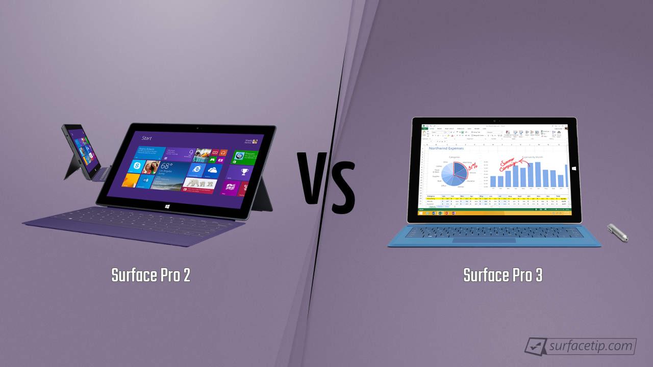 Surface Pro 2 vs. Surface Pro 3