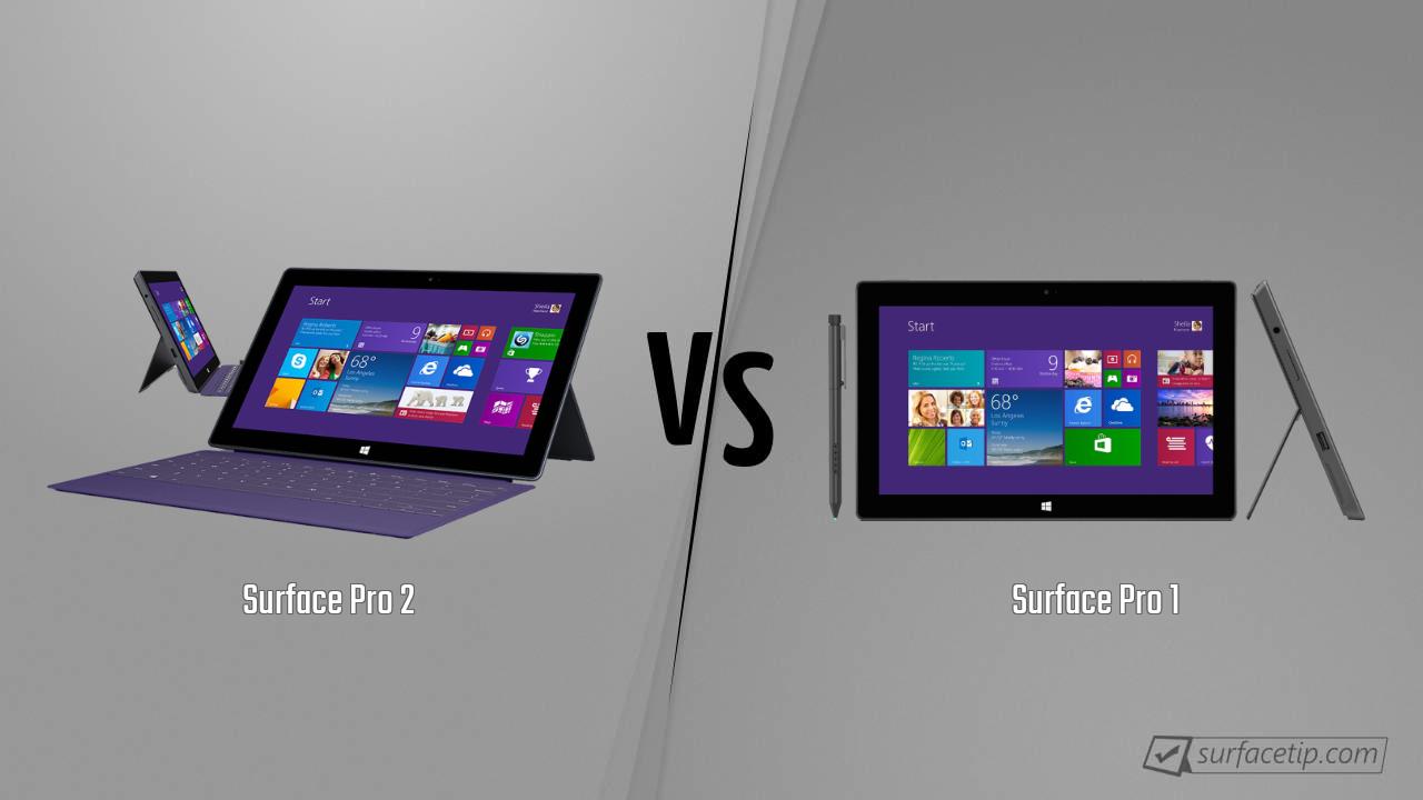 Surface Pro 2 vs. Surface Pro 1