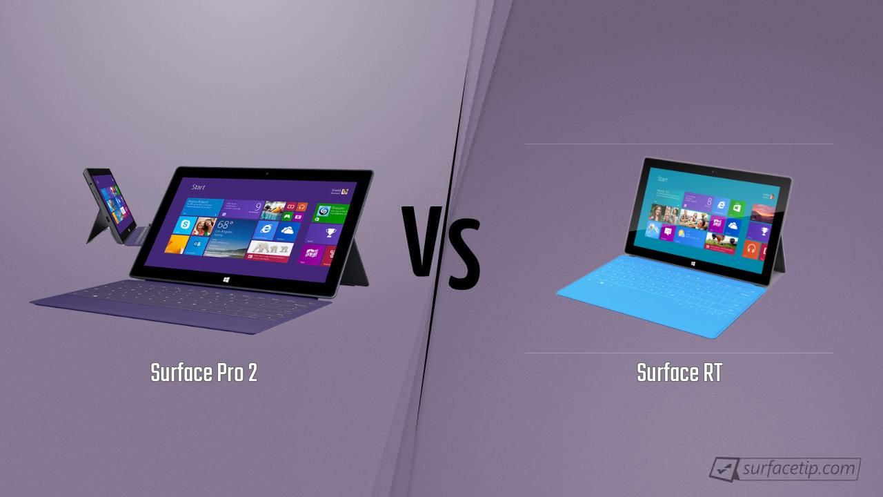Surface Pro 2 vs. Surface RT