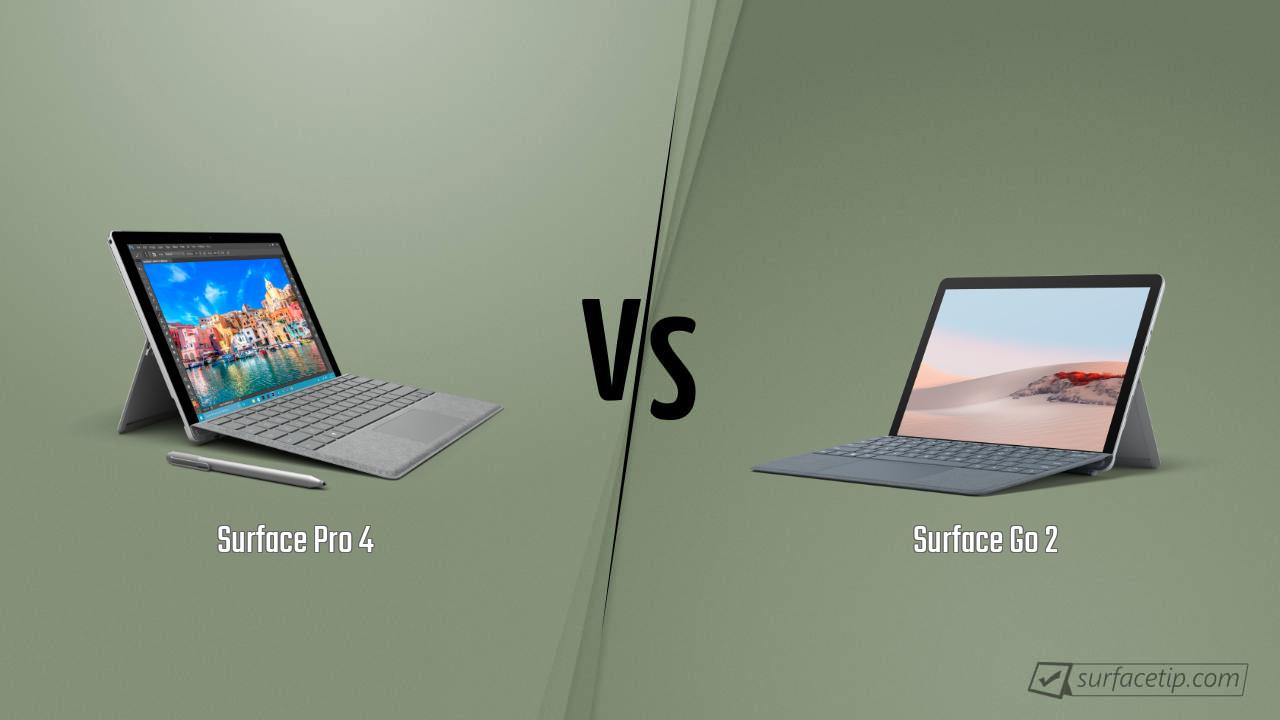 Surface Pro 4 vs. Surface Go 2