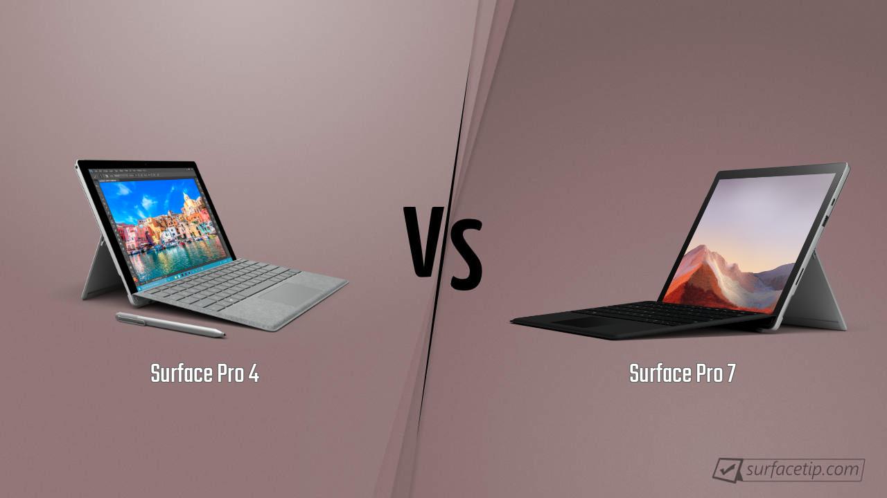 Surface Pro 4 vs. Surface Pro 7