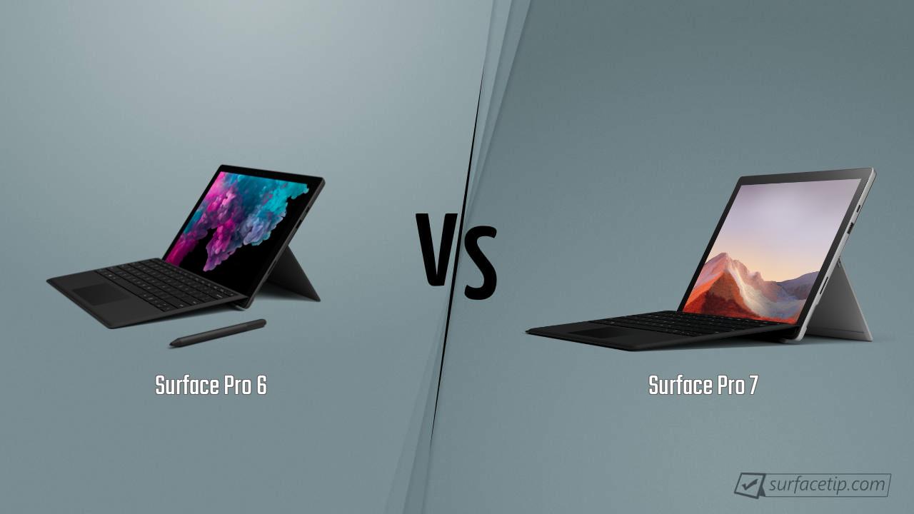 Surface Pro 6 vs. Surface Pro 7