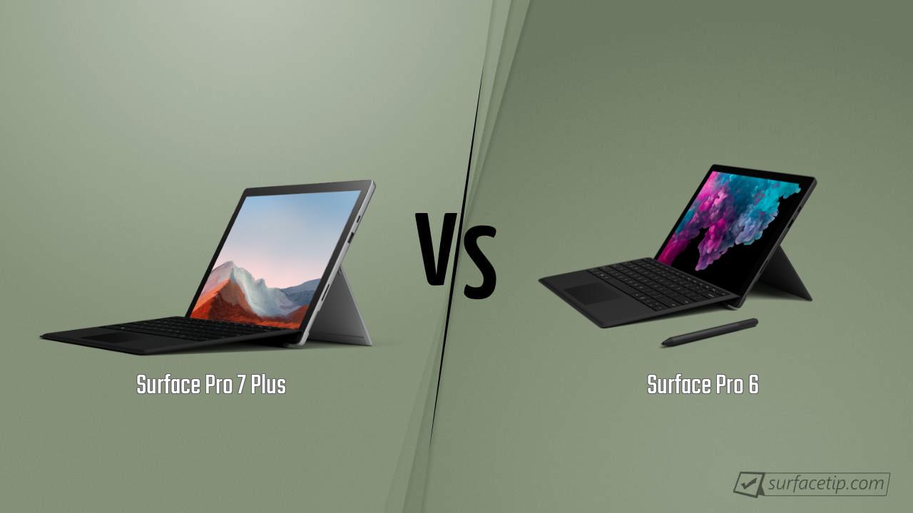 Surface Pro 7 Plus vs. Surface Pro 6