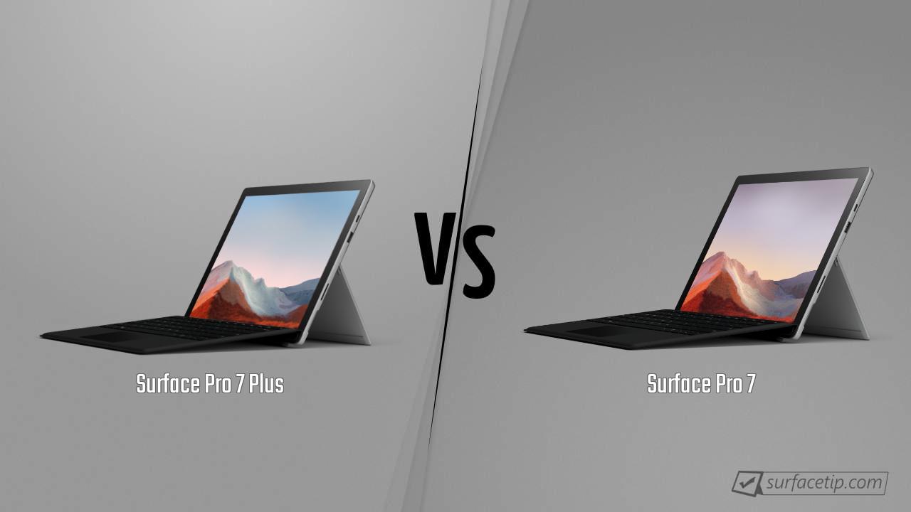 Surface Pro 7 Plus vs. Surface Pro 7
