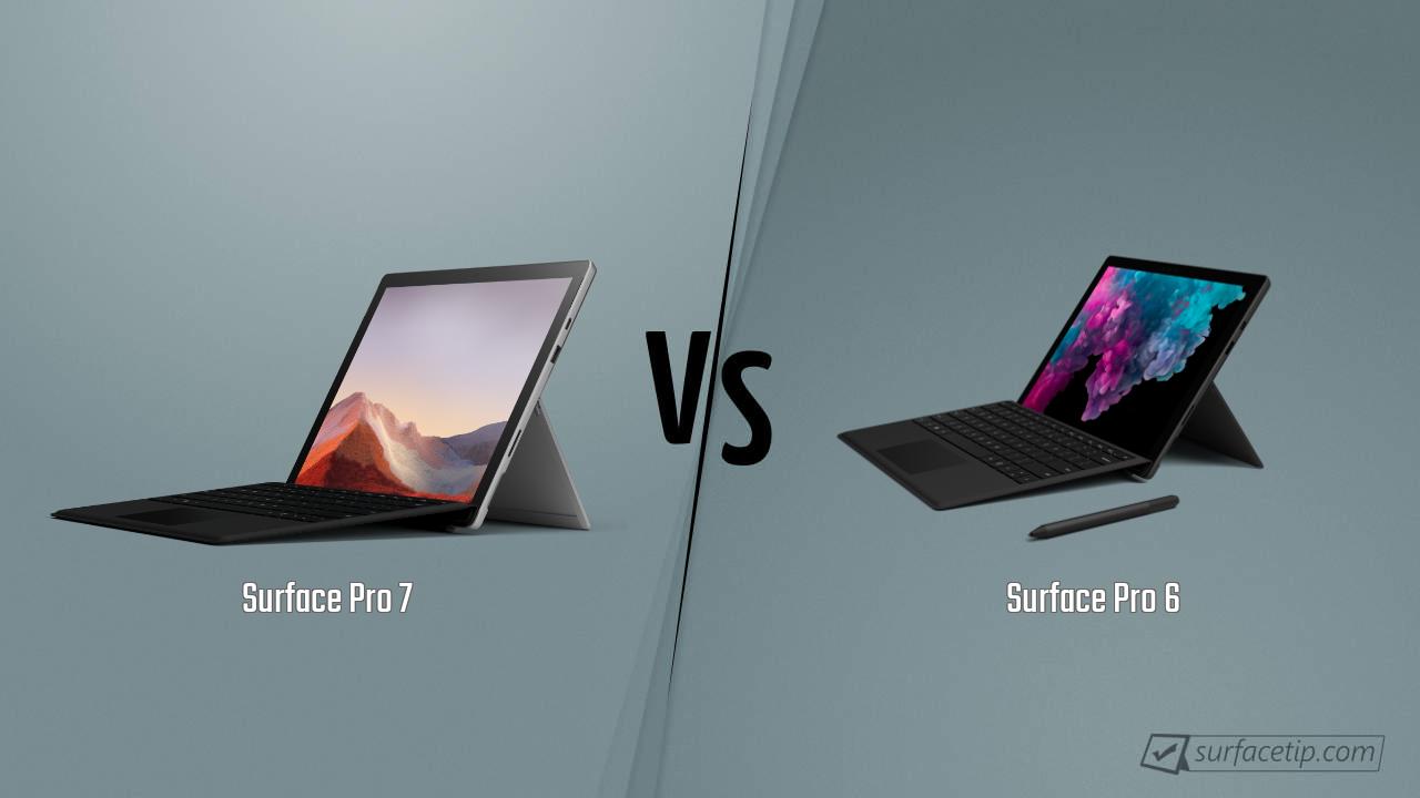 Surface Pro 7 vs. Surface Pro 6