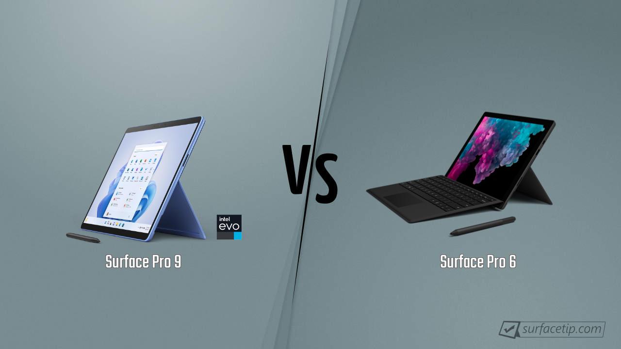 Surface Pro 9 vs. Surface Pro 6