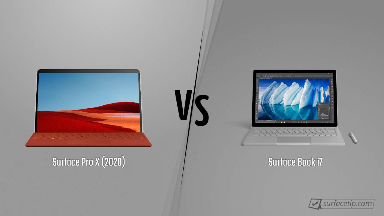 Surface Pro X (2020) vs. Surface Book i7