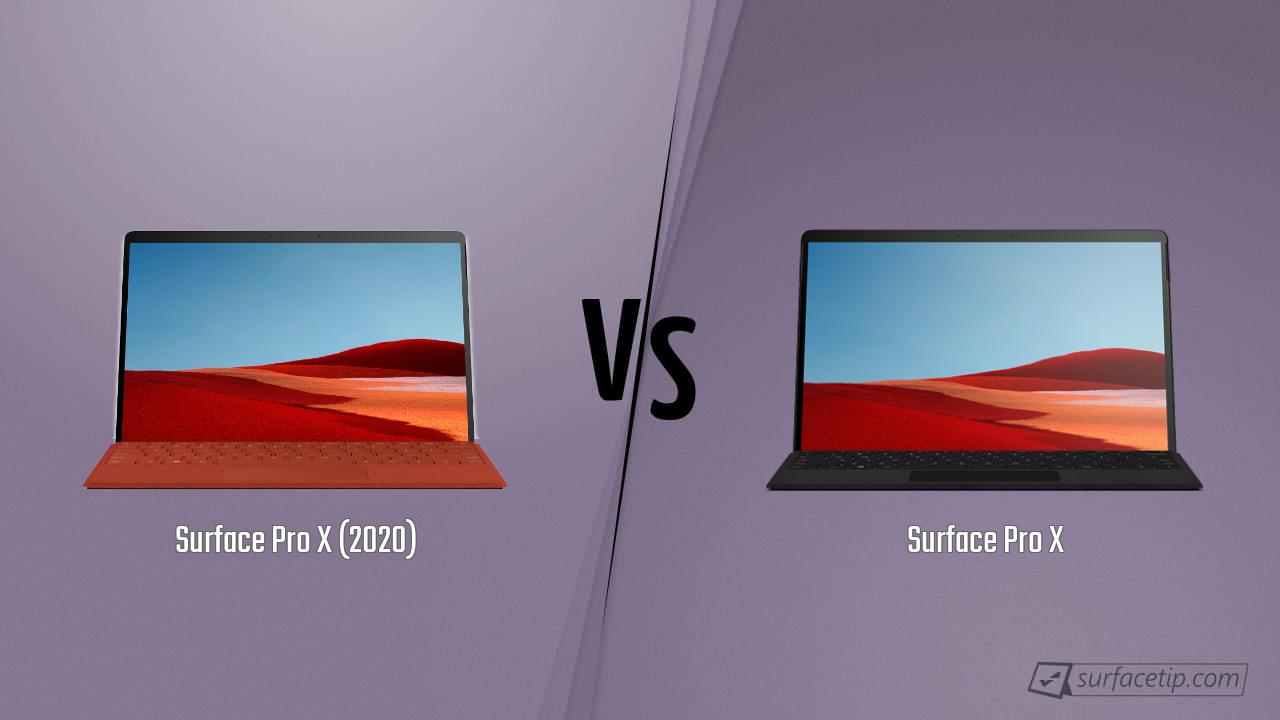 Surface Pro X (2020) vs. Surface Pro X